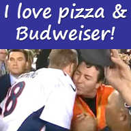 Picture - I love pizza & Budweiser